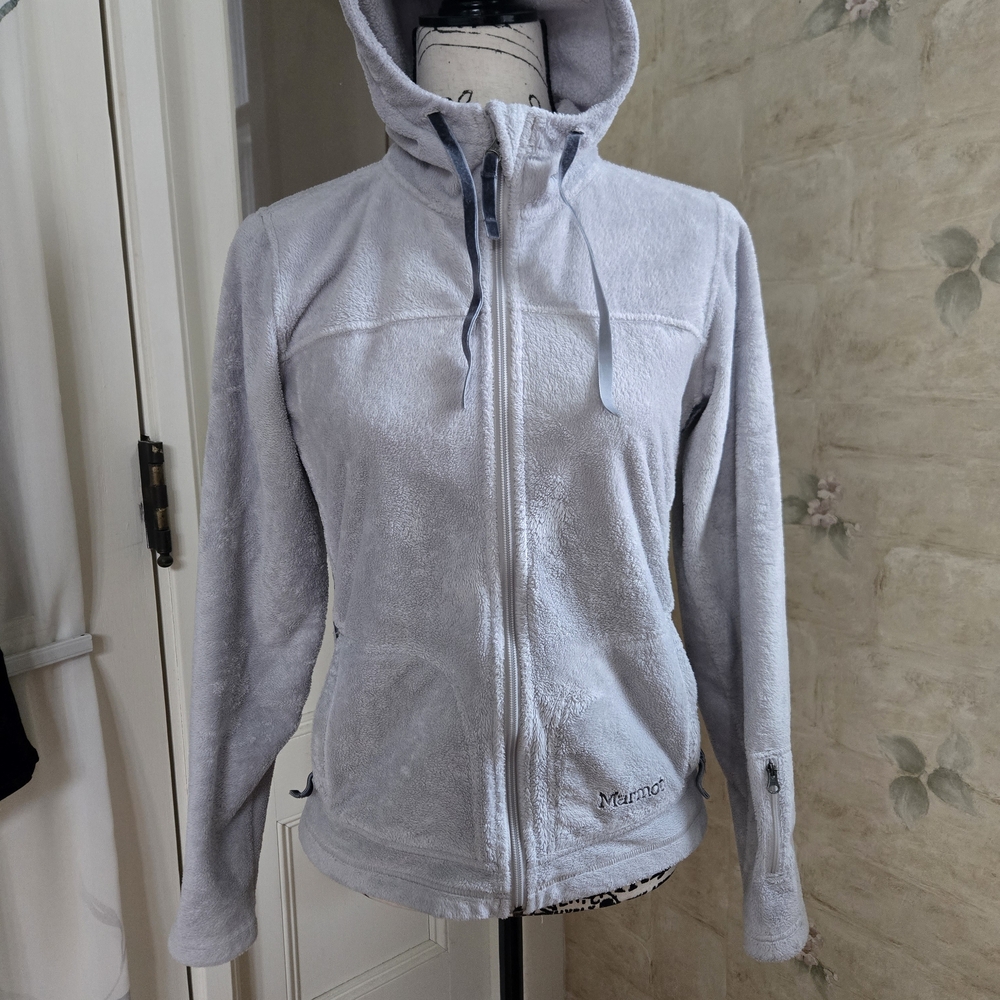 Marmot Light Gray Fleece Jacket